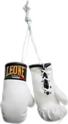 Image de Leone1947 Porte-clés avec mini-gants de boxe Blanc Blanc One Size