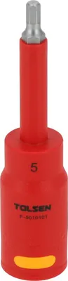 Produktbild von VDE-isolierter Steckschlüssel 1/2″ Sechskant 5 x 120 mm - Maxami