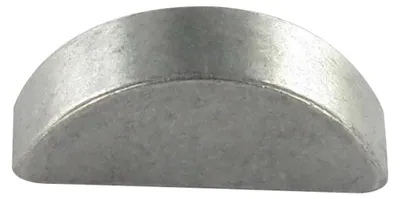 Zdjęcie produktu dla Półokrągły pręt stalowy, wymiary 2,5 x 3,7 mm, długość 10 mm
