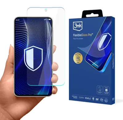 Produktbild von 3mk FlexibleGlass Pro Bruchsicheres Hybridschutzglas für Samsung Galaxy A37, Flexible Schutzfolie, Bildschirmverstärkung, Unsichtbare Beschichtung