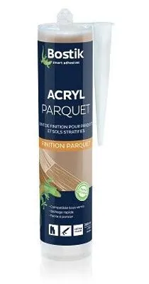 Image de Bostik Acryl Parquet 310ml Gris Anthracite - Bostik