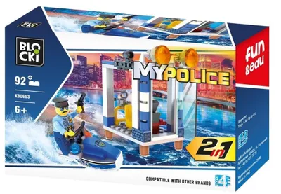Image de Klocki Blocki MyPolice 2w1 92 el.