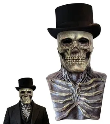 Zdjęcie produktu dla Maska trupia czaszka halloween kostium akcesoria czaszki