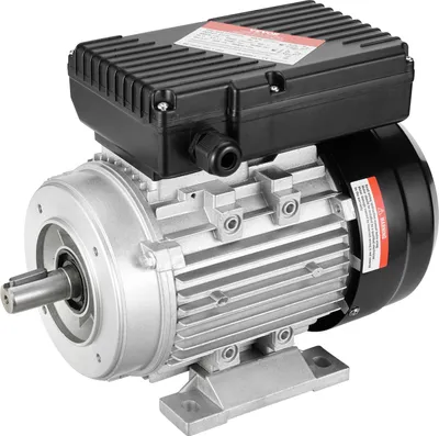 Immagine prodotto di VEVOR 0,55 kW motore elettrico 1400 giri/min, AC 220-240 V, 4,5 A, 80, telaio B34, motore per compressore d'aria monofase, albero scanalato da 19 mm, rotazione oraria/antioraria per macchine agricole e attrezzature generiche
