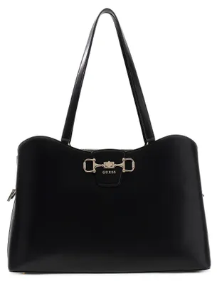 Produktbild von Guess Janie Logo Carryall Tote Bag In Black For Women – 36x11x30 CM / Black