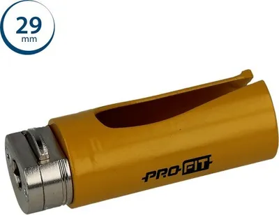 Productafbeelding van PRO-FIT Universele gatenzaag Ø29mm met 50mm snijlengte - zonder centreerboor - met Click&Drill bevestiging