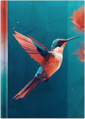 Produktbild von RNK Verlag Notizbuch "Kolibri" DIN A5 kariert Kladde 96 Blatt