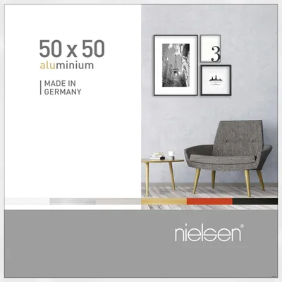Obrázek produktu pro Nielsen hliníkový rám Pixel 50x50 cm bílý lesklý