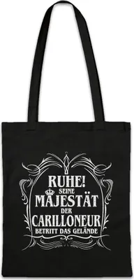 Produktbild von Urban Backwoods Seine Majestät Der Carilloneur, Stofftasche, Farbe: Schwarz