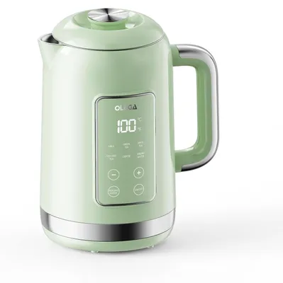 Produktbild von OLEGA Wasserkocher: 1800 W Wasserkocher mit Temperaturregelung, 1,5 l Fassungsve