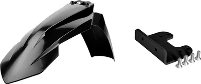 Produktbild von POLISPORT Kotflügel vorn Restyled Schwarz with adapter passend für KTM