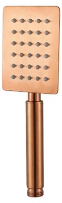 Produktbild von Essenox Duschbrause, eckig, Kupfer, Modell Essebagno