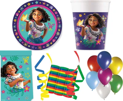 Produktbild von 16-tlg. Set Kindergeburtstag Party Feier Fete Deko Motto Encanto