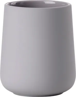 Produktbild von Zone Denmark Zahnputzbecher Nova One Keramik Soft Touch taubengrau matt