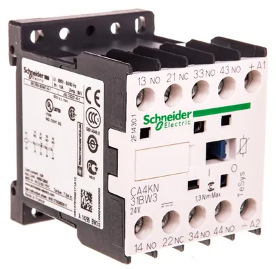 Produktbild von Hilfsschütz 10A 3NO 1NC 24V DC CA4KN31BW3