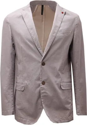 Immagine prodotto di 6394AD giacca uomo LIU JO beige micropattern Cotone jacket man