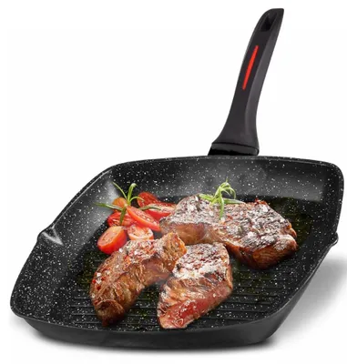 Produktbild von Royalty Line® Grillpfanne Induktion – Ø 28 cm – Grillpfanne mit AntihaftBeschichtung