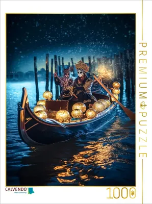 Produktbild von CALVENDO Puzzle Ein Motiv aus dem Kalender Karneval in Venedig | 1000 Teile Lege-Größe 64x48cm Foto-Puzzle für glückliche Stunden