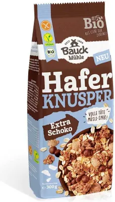 Produktbild von Bauck Mühle Hafer Knusper Müsli Extra Schoko  300g