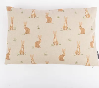 Produktbild von Kissenhülle Aquarell Woodland Rabbit in div. Größen von SCHÖNER LEBEN Größe 40x60cm (HxB) 40x60cm (HxB) Größe