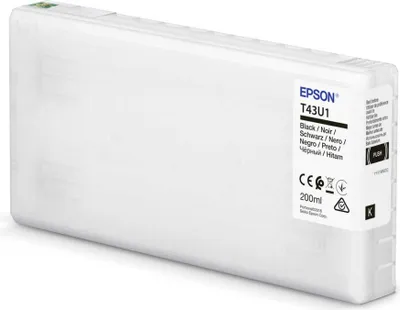 Image de Epson Cartouche d'encre noire T 43U 200 ml T 43U1