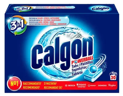 Produktbild von Calgon Waschmaschine Mit Antikalk-funktion 30 Einheiten Durchsichtig Durchsichtig One Size