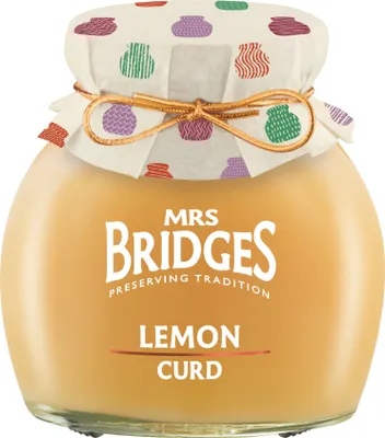 Produktbild von Mrs. Bridges Lemon Curd Traditioneller englischer Brotaufstrich 340g