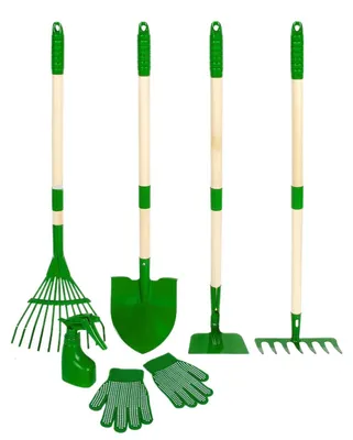 Productafbeelding van Tuinset voor Kinderen met Houten Handvatten