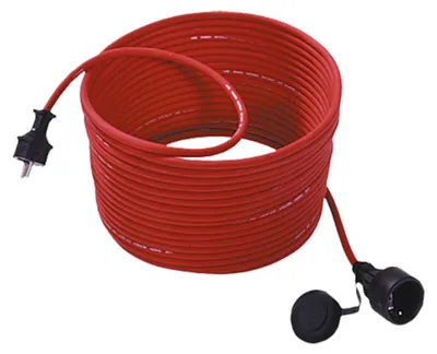 Obrázek produktu pro BACHMANN Rasenmäherverlängerung Schutzkontakt, 16 A/250 VAC, Gummi / Neopren, 50 m