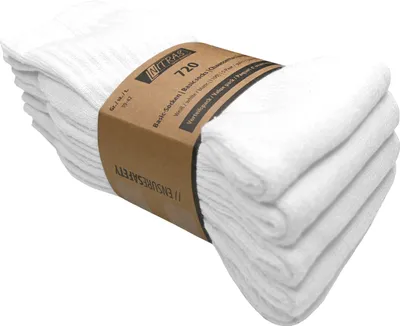 Obrázok produktu pre Nitras basic ponožky - pracovné ponožky - biele - veľkosť 35/38 - 5 párov