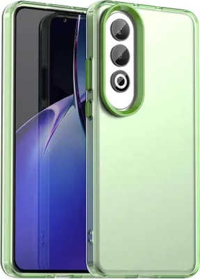 Produktbild von Handyhülle für OnePlus Nord CE4 Schlank Durchscheinend Matt Stoßfest Schutzhülle Grün
