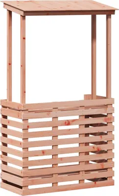 Produktbild von vidaXL Gartenbar mit Dach 112,5x57x195,5 cm Massivholz Kiefer