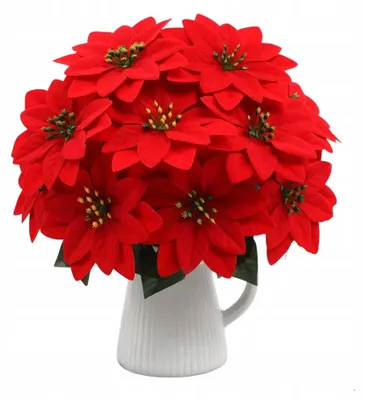 Image de Top Gifts Bukiet Gwiazdy Betlejemskiej Sztuczne Kwiaty 30cm