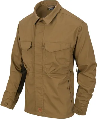 Zdjęcie produktu dla Helikon-Tex Herren Woodsman Bushcraft Long Arm Shirt Coyote / Taiga Green 3XL