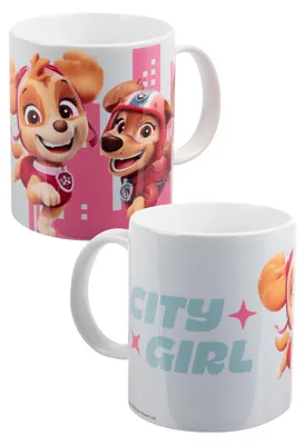 Produktbild von Paw Patrol Tasse - City Girl - Kaffeetasse Becher Kaffeebecher aus Keramik 320 ml