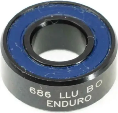 Image de Roulements Enduro 686 LLU ABEC 3 Black Oxide Lager, 6x13x5