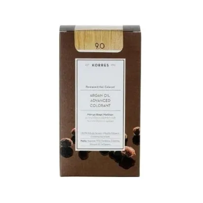 Zdjęcie produktu dla Korres Argan Oil Advanced Colorant, Blond, Very Light Blonde, Unisex, 50 ml, 75 ml, Do wszystkich włosów