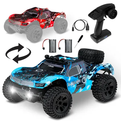 Produktbild von OVERMAX Hooligan + BODY, Großes schnelles RC Auto, Maßstab 1:10, Geschwindigkeit 35 km/h, Reichweite 100 Meter, 4x4-Antrieb, 40 Minuten Fahrspaß, LED