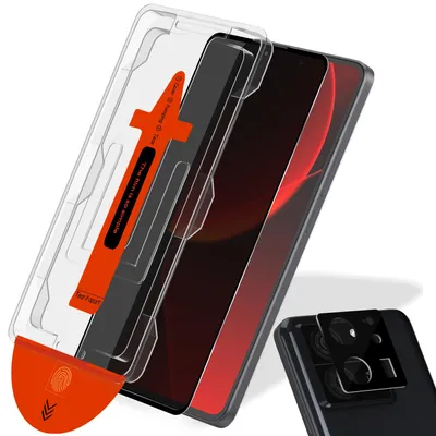 Obrázek produktu pro 1-balení Xiaomi 13T Pro Ochranné sklo na displej Privacy & 1-balení ochrana objektivu - Tvrzené sklo | [Automatická instalace] - Bez bublin