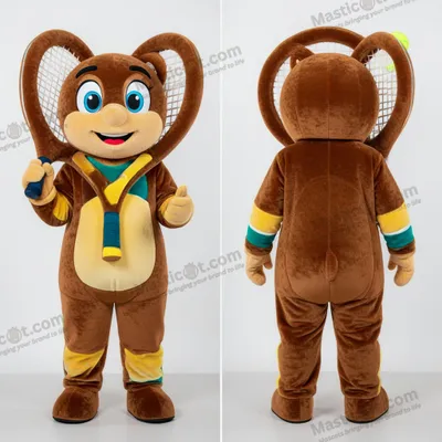 Immagine prodotto di Mascotte MASTICOT Gonfiabile da Tennis in Marrone Cioccolato