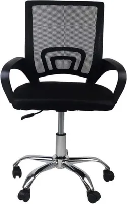 Produktbild von Luxe Ergonomischer Bürostuhl Deluxe – Schwarz – Mesh – Auf Rollen – Ergonomisch – Höhenverstellbar – Mit Armlehnen