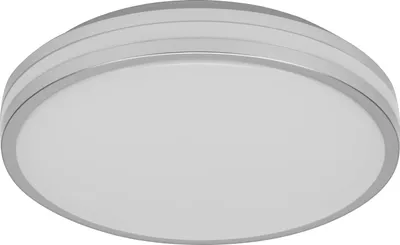 Produktbild von OSRAM Orbis Caleb LED Deckenleuchte 295mm, 16W, 3000K Warmweiß, Silber, Metall mit Kunststoff-Ring, IP20