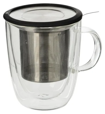 Produktbild von Secret de Gourmet Becher mit Sieb Louie 300 ml