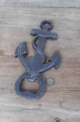 Produktbild von Flaschenöffner Kapselheber Anker schweres Gusseisen maritimes Geschenk
