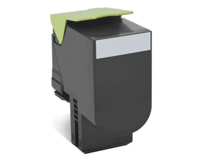 Produktbild von 802SK Rückgabe-Toner Schwarz Kapazität 2500 Seiten kompatibel zu den Modellen / CX310dn / CX310n / CX410de / CX410dte / CX410e / CX510de / CX510dhe / CX510dthe