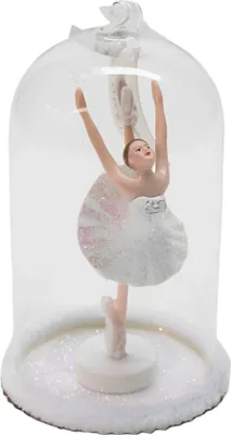 Produktbild von Good Will Ballerina in Glaskuppel Christbaumschmuck Weihnachtsschmuck