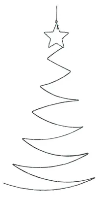 Immagine prodotto di Svenska Living Decorazione da parete a LED Albero di Natale verde 100x60 cm