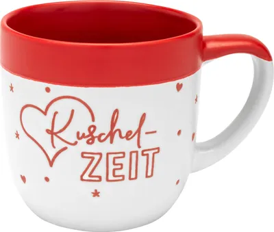 Produktbild von Sheepworld Tasse Kuschelzeit, Einzelbild, Rot, Weiß, Tasse, Universal, 2 Stück(e)
