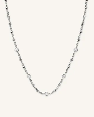 Obrázek produktu pro Rosefield náhrdelník stříbrné barvy Crystal JNSCS-J612
