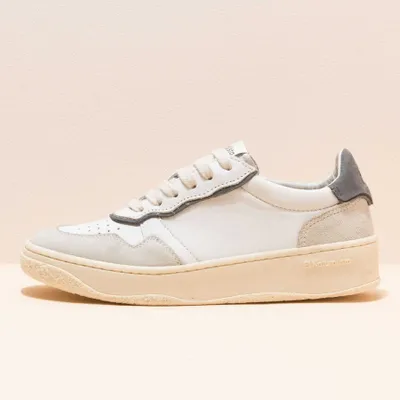 Produktbild von El Naturalista Sneaker Herren/Damen N5840 MULTI MATERIAL WHITE-VAQUERO/ GEO Farbe Weiß